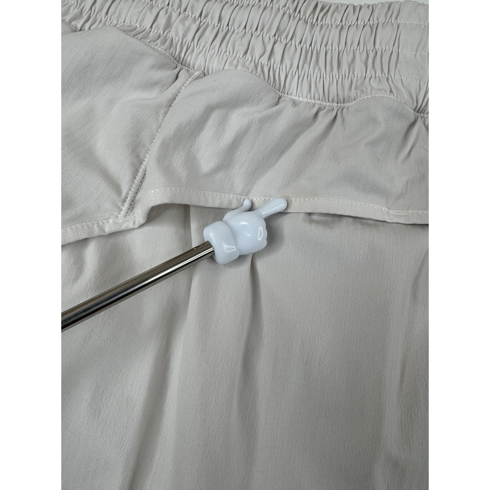 Lululemon Hotty Hot High-Rise Skirt Skort Size 8 White Tennis Prep Golf Sporty - Picture 7 of 13
